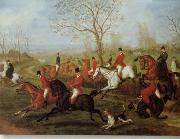 unknow artist Classical hunting fox, Equestrian and Beautiful Horses, 074. Germany oil painting artist